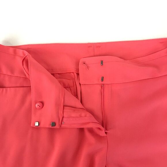 Lane Bryant Wide Leg Dress Pants Women's Plus Size 20 Short Coral Pockets Career - Picture 3 of 12